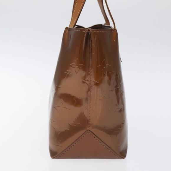 LOUIS VUITTON Monogram Vernis Reade PM Hand Bag Bronze M91146 - Picture 5 of 12